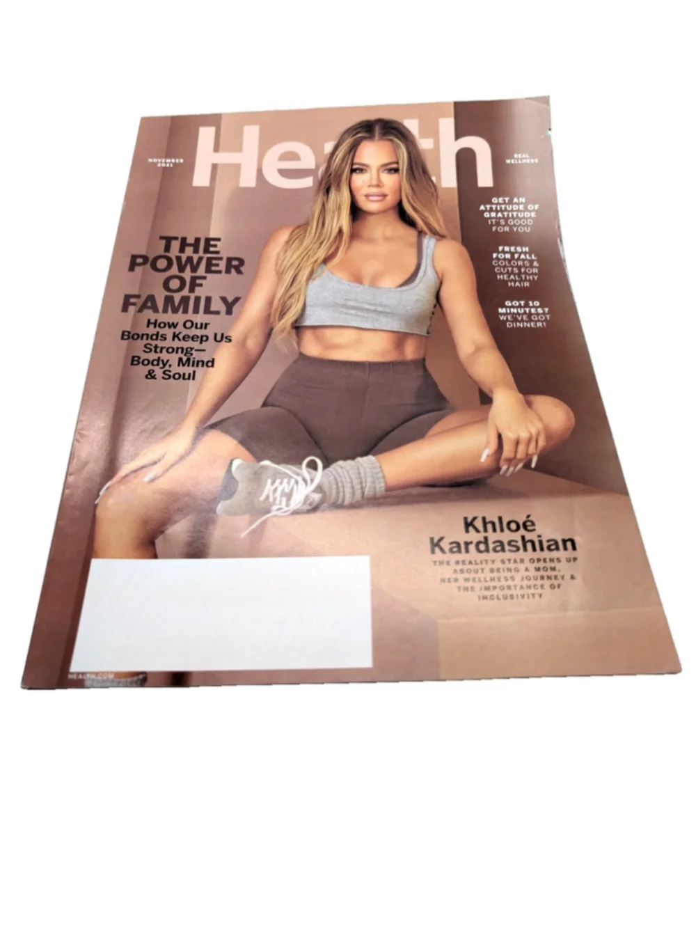 Health Magazine 2021 - October Gabrielle Union, November Khloe Kardashian